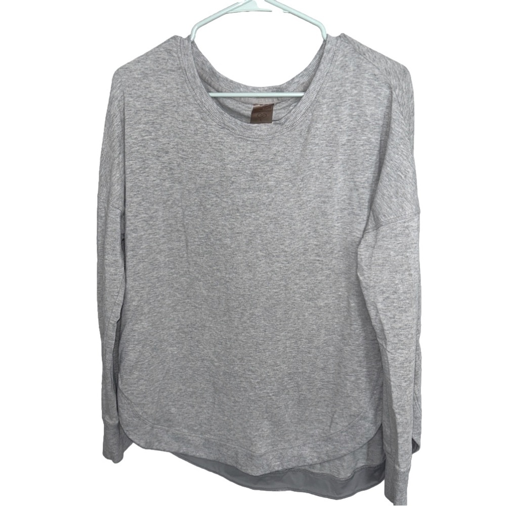CALIA by Carrie Underwood Oversized Gray Crewneck Sweater